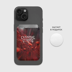 Картхолдер Magsafe магнитный Blood Cannibal Corpse Труп Каннибала - фото 2