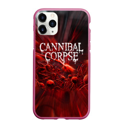 Чехол для iPhone 11 Pro матовый Blood Cannibal Corpse Труп Каннибала