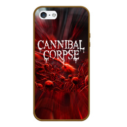 Чехол для iPhone 5/5S матовый Blood Cannibal Corpse Труп Каннибала