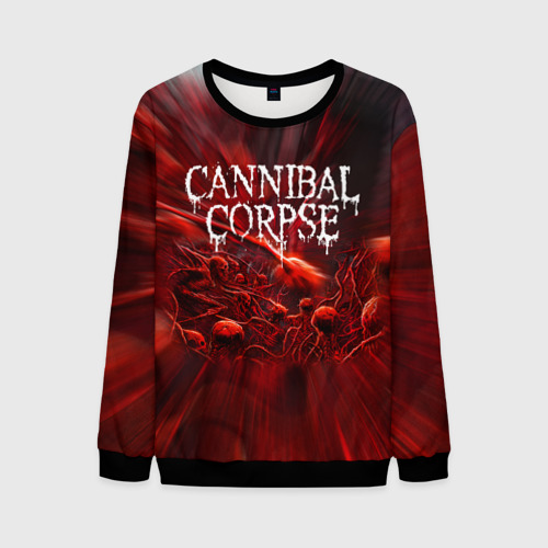Мужской свитшот 3D Blood Cannibal Corpse Труп Каннибала, цвет черный