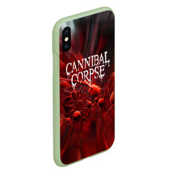 Чехол для iPhone XS Max матовый Blood Cannibal Corpse Труп Каннибала - фото 2