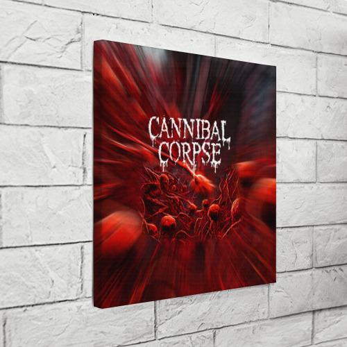 Холст квадратный Blood Cannibal Corpse Труп Каннибала, цвет 3D печать - фото 3