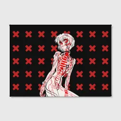Холст прямоугольный Ева 00 Аянами Рей в X Ray - фото 2
