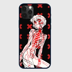 Чехол для iPhone 12 Pro Ева 00 Аянами Рей в X Ray