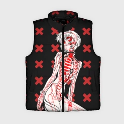 Женский жилет утепленный 3D Ева 00 Аянами Рей в X Ray