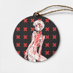 Деревянная игрушка круг Ева 00 Аянами Рей в X Ray