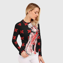 Женский рашгард 3D Ева 00 Аянами Рей в X Ray - фото 2