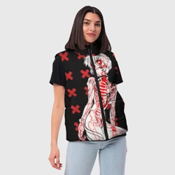 Женский жилет утепленный 3D Ева 00 Аянами Рей в X Ray - фото 2