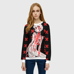 Женский свитшот 3D Ева 00 Аянами Рей в X Ray - фото 2