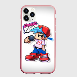 Чехол для iPhone 11 Pro Max матовый FNF Парень
