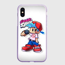 Чехол для iPhone XS Max матовый FNF Парень