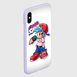 Чехол для iPhone XS Max матовый FNF Парень - фото 2