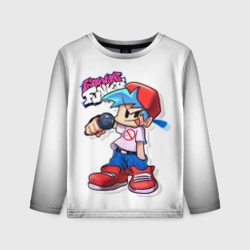 Детский лонгслив 3D FNF Парень