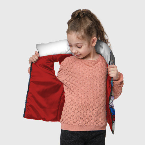Детский жилет утепленный 3D FNF Парень, цвет красный - фото 5