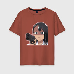 Женская футболка хлопок Oversize Нагаторо