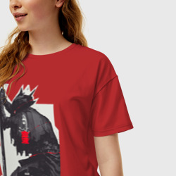 Женская футболка хлопок Oversize Bloodborne - фото 2