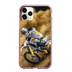 Чехол для iPhone 11 Pro Max матовый Husqvarna Хускварна sport