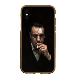 Чехол для iPhone XS Max матовый Линдерманн