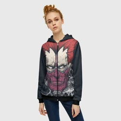 Женская толстовка 3D на молнии En - фото 2