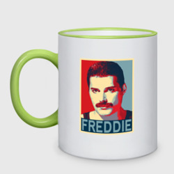 Кружка двухцветная Freddie art