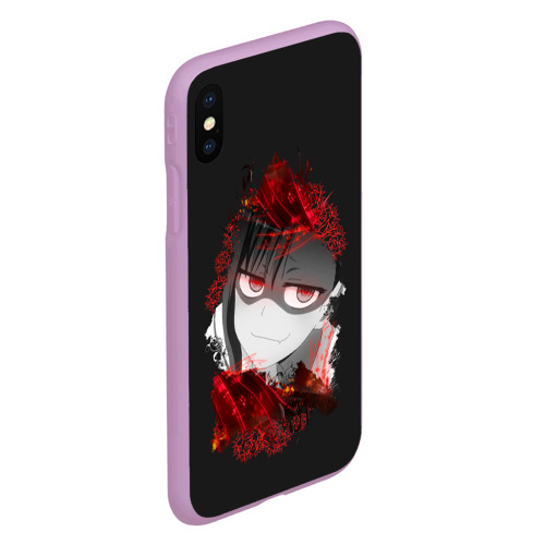 Чехол для iPhone XS Max матовый Bad Girl. Nagatoro, цвет сиреневый - фото 3