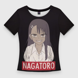 Женская футболка 3D Slim Miss Nagatoro