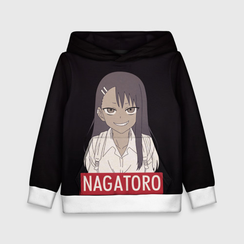 Детская толстовка 3D Miss Nagatoro, цвет белый