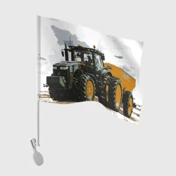 Флаг для автомобиля Трактор - я Джон Дир!