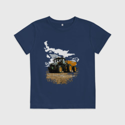 Детская футболка хлопок Трактор - я Джон Дир!