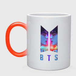 Кружка хамелеон logo BTS