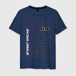 Мужская футболка хлопок Audi - Racing