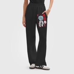 Женские брюки oversize без начеса хлопок Рей Аянами EVA-00 - фото 2