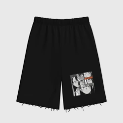 Женские шорты oversize футер хлопок Фрейм Манги Нагаторо