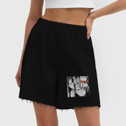 Женские шорты oversize футер хлопок Фрейм Манги Нагаторо - фото 2