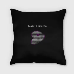 Подушка 3D Install Gentoo
