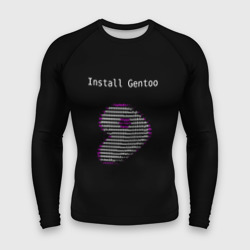 Мужской рашгард 3D Install Gentoo
