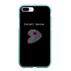 Чехол для iPhone 7Plus/8 Plus матовый Install Gentoo