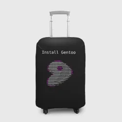 Чехол для чемодана 3D Install Gentoo
