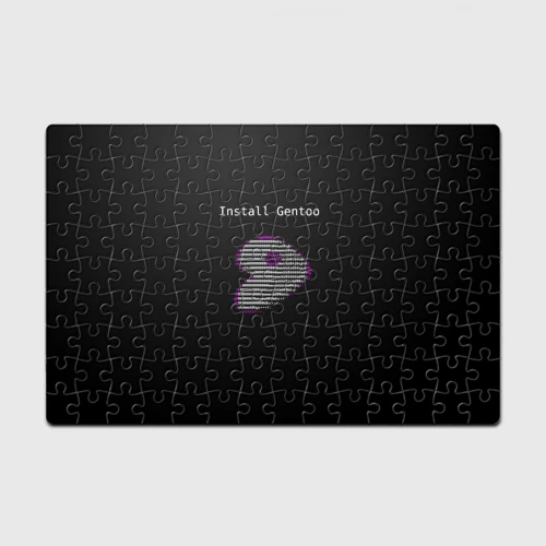 Головоломка Пазл магнитный 126 элементов Install Gentoo