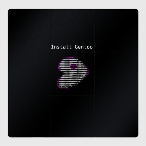 Магнитный плакат 3Х3 Install Gentoo