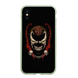 Чехол для iPhone XS Max матовый Spawn анфас