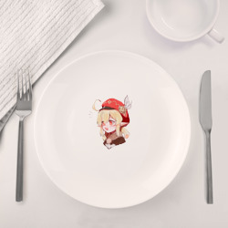 Набор: тарелка + кружка Кли из Genshin Для Хлопка - фото 2