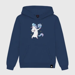 Женская толстовка хлопок Unicorn Volleyball