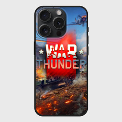 Чехол силиконовый для Apple iPhone 15 Pro матовый War thunder Вар Тандер