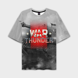 Мужская футболка oversize 3D War thunder Вар Тандер