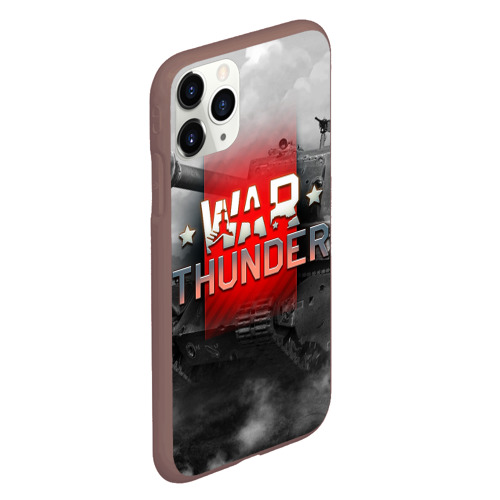 Чехол для iPhone 11 Pro матовый War thunder Вар Тандер, цвет коричневый - фото 3