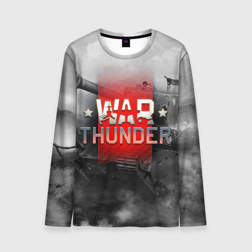 Мужской лонгслив 3D War thunder Вар Тандер, цвет 3D печать