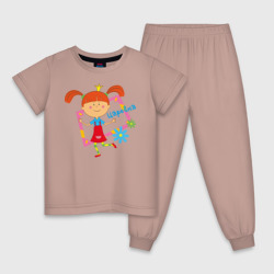 Детская пижама хлопок Лето Царевны