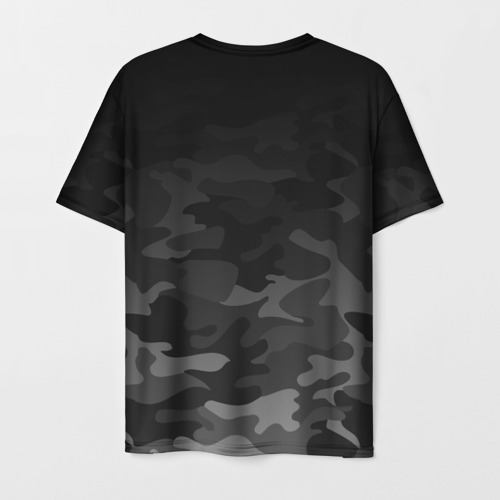 Мужская футболка 3D с принтом WAR THUNDER / ВАР ТАНДЕР, вид сзади #1