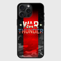 Чехол силиконовый для Apple iPhone 15 Pro Мax матовый War thunder Вар Тандер